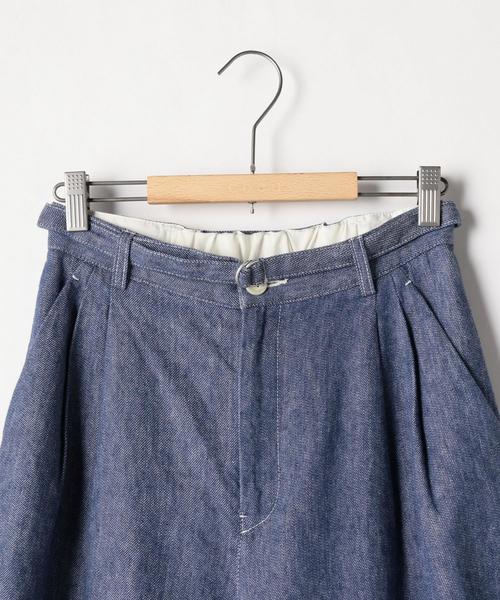 coen(コーエン)の「フレンチリネンブレンドワイドパンツ(その他パンツ・レディース・ベージュ/ネイビー・SMALL/MEDIUM/LARGE)」の5枚目の写真