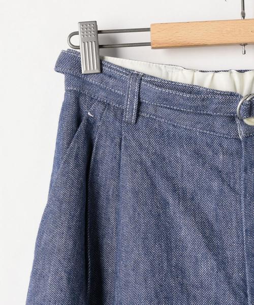 coen(コーエン)の「フレンチリネンブレンドワイドパンツ(その他パンツ・レディース・ベージュ/ネイビー・SMALL/MEDIUM/LARGE)」の6枚目の写真