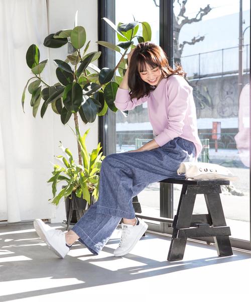 coen(コーエン)の「フレンチリネンブレンドワイドパンツ(その他パンツ・レディース・ベージュ/ネイビー・SMALL/MEDIUM/LARGE)」の13枚目の写真