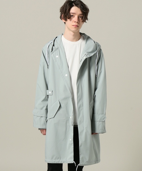 JOINT WORKS(ジョイントワークス)の「ビッグフーデットコート(その他アウター・メンズ・ブラック/ライトグレー・LARGE/MEDIUM)」の1枚目の写真