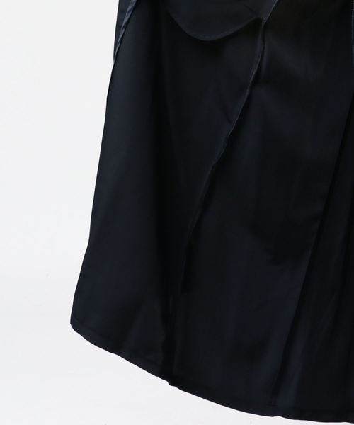 MIDIUMISOLID（ミディウミソリッド）の「バックプリーツテーラードコート（その他アウター・レディース・ライトグレー/ネイビー/グリーン・FREE）」の5枚目の写真