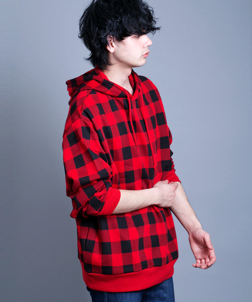 Cerca チェルカ の Beyes ブロックチェックパーカー パーカー Wear