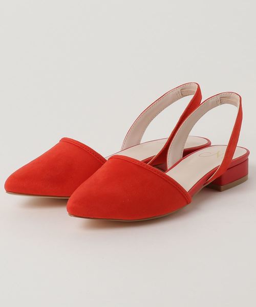 N.（N. Natural Beauty Basic）（エヌエヌナチュラルビューティーベーシック）の「バックストラップフラットパンプス（パンプス・レディース・ブラック/ブラック系その他/ベージュ/レッド・LARGE/MEDIUM/SMALL）」の11枚目の写真