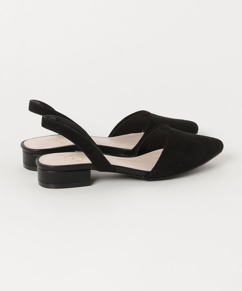 N.（N. Natural Beauty Basic）（エヌエヌナチュラルビューティーベーシック）の「バックストラップフラットパンプス（パンプス・レディース・ブラック/ブラック系その他/ベージュ/レッド・LARGE/MEDIUM/SMALL）」の5枚目の写真