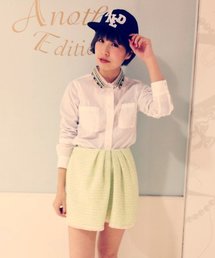 Another Edition | AE NEON/EMBR COL SHT(シャツ/ブラウス)