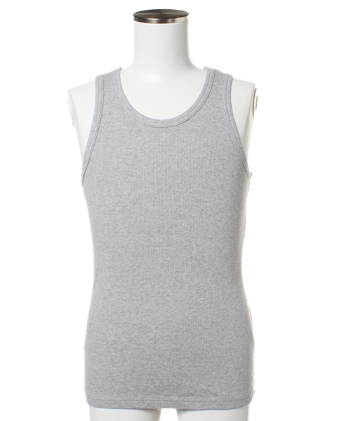 BEAMS（ビームス）の「BEAMS / テレコタンクトップ（タンクトップ・メンズ・ホワイト/グレー/ブラック・ONE SIZE）」の3枚目の写真