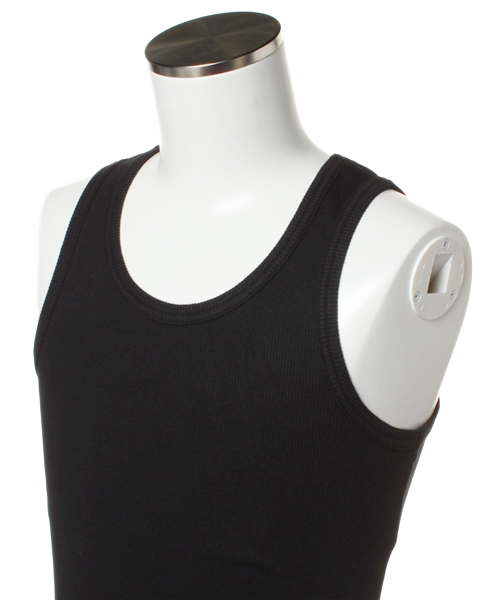 BEAMS（ビームス）の「BEAMS / テレコタンクトップ（タンクトップ・メンズ・ホワイト/グレー/ブラック・ONE SIZE）」の6枚目の写真