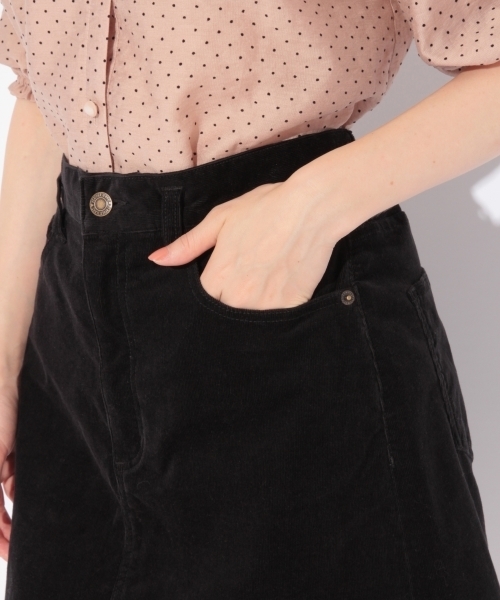 Heather（ヘザー）の「アシメヘムコーデュロイスカート　808979（スカート・レディース・ブラック/パープル/ブラウン・SMALL/MEDIUM）」の11枚目の写真