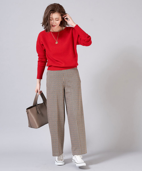 RIVE DROITE(リヴドロワ)の「ガンクラブワイドパンツ(その他パンツ・レディース・ブラウン/グレー・1/0)」の5枚目の写真