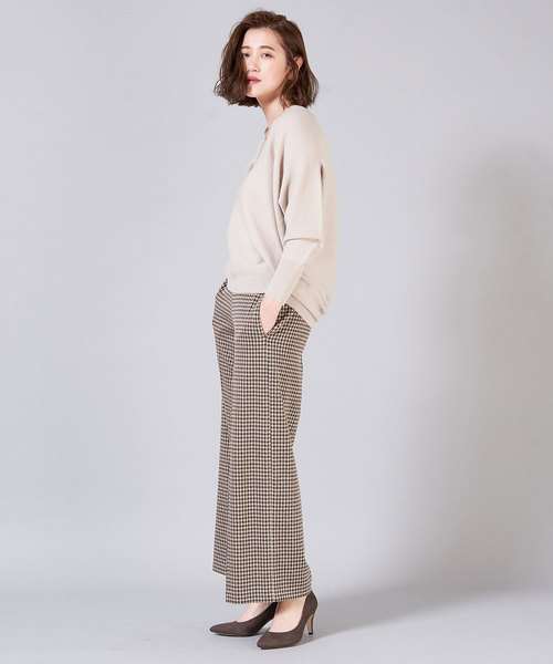 RIVE DROITE(リヴドロワ)の「ガンクラブワイドパンツ(その他パンツ・レディース・ブラウン/グレー・1/0)」の7枚目の写真