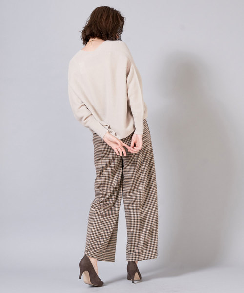 RIVE DROITE(リヴドロワ)の「ガンクラブワイドパンツ(その他パンツ・レディース・ブラウン/グレー・1/0)」の8枚目の写真