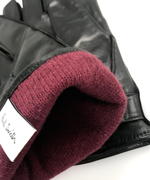 Paul Smith(ポールスミス)の「ARTIST STRIPE BELT LEATHER GLOVE / 280751 TSG(手袋・メンズ・ブラック/ブラウン・FREE)」の8枚目の写真
