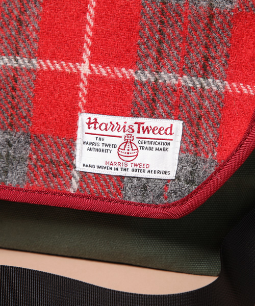 coen（コーエン）の「Harris Tweed（ハリスツイード） ミニショルダーバッグ2（ショルダーバッグ・メンズ・ライトブルー/コバルトブルー/レッド・FREE）」の7枚目の写真