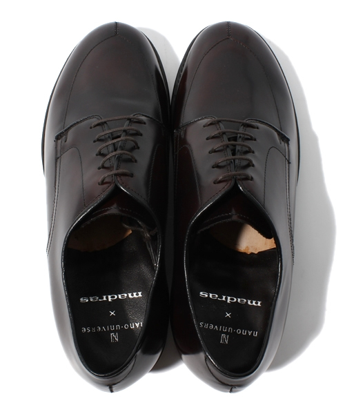 NANO universe（ナノユニバース）の「nano・universe x madras/ dress（ドレスシューズ・メンズ・バーガンディー/ブラック・26/26.5/25/25.5）」の9枚目の写真