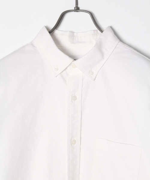 GLOBAL WORK（グローバルワーク）の「オックスフォードボタンダウンシャツ/813898（シャツ/ブラウス・メンズ・ホワイト/ライトブルー/ネイビー/ベージュ/グリーン系その他/コーラル・SMALL/MEDIUM/LARGE/X-LARGE）」の9枚目の写真