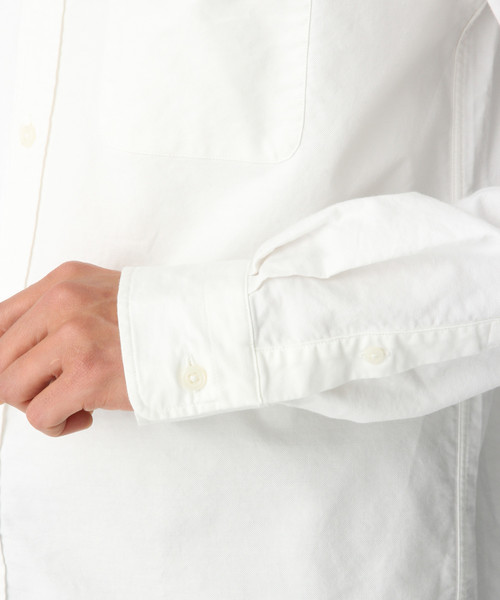 GLOBAL WORK（グローバルワーク）の「オックスフォードボタンダウンシャツ/813898（シャツ/ブラウス・メンズ・ホワイト/ライトブルー/ネイビー/ベージュ/グリーン系その他/コーラル・SMALL/MEDIUM/LARGE/X-LARGE）」の20枚目の写真