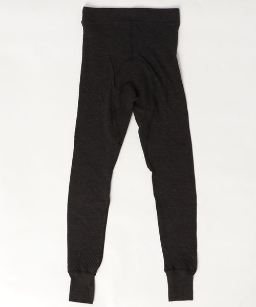 Snow Peak（スノーピーク）の「アルティメイトピマ ダブルニット タイツ（タイツ/ストッキング・メンズ・ブラック/ナチュラル・SMALL/MEDIUM/LARGE/X-LARGE）」の2枚目の写真