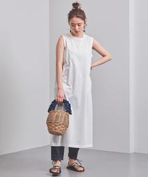 SACRA | ＜SACRA（サクラ）＞ ノースリーブ スリットワンピース◆(ワンピース)