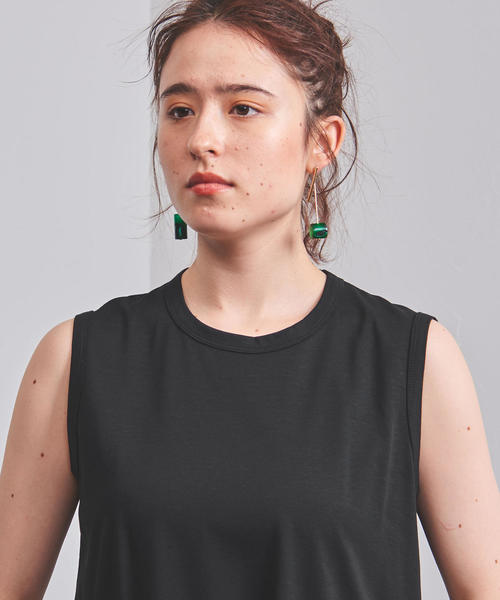 SACRA（サクラ）の「＜SACRA（サクラ）＞ ノースリーブ スリットワンピース◆（ワンピース・レディース・ブラック/オフホワイト/ターコイズブルー・38）」の6枚目の写真