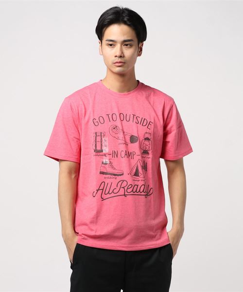 IGNIO(イグニオ)の「グラフィックTシャツ(半袖)(Tシャツ/カットソー・メンズ・レッド/ライトグリーン/ピンク/ネイビー/グリーン系その他/ダークグリーン/ブルー・L/M/XL/S)」の7枚目の写真