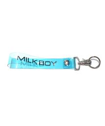MILKBOY バイロン キーホルダー ブルー MILKBOY(ミルクボーイ)の「シグネチャーKEYホルダー