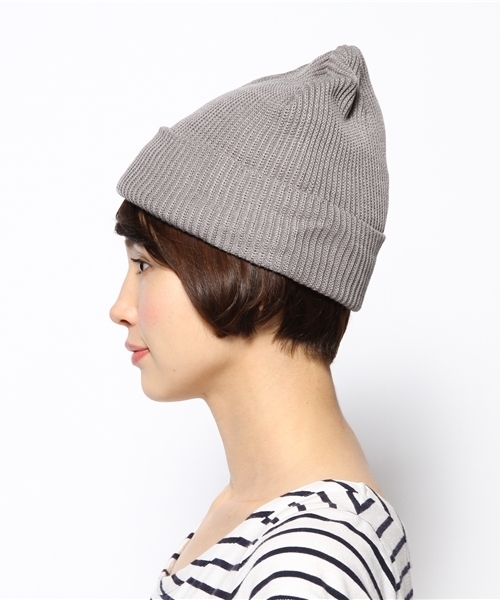 Ray BEAMS（レイビームス）の「Ray BEAMS / 細リブワッチ14ss（ニットキャップ/ビーニー・レディース・ホワイト/ライトグレー/ブラック/ネイビー・ONE SIZE）」の6枚目の写真