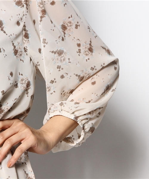 Kastane（カスタネ）の「シフォンプリントワンピース（ワンピース・レディース・その他1/その他/その他16・FREE）」の8枚目の写真