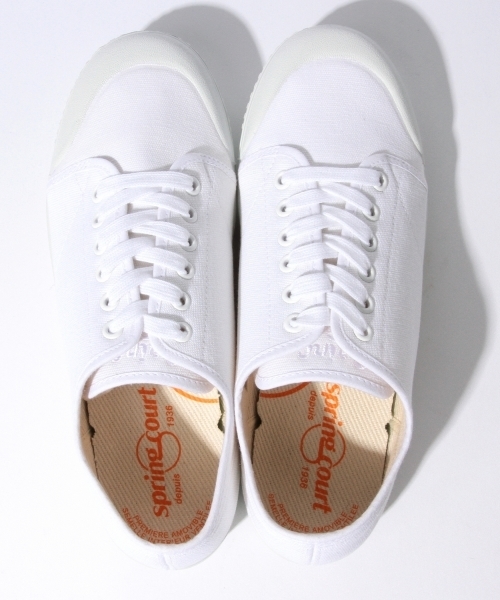 Spring Court(スプリングコート)の「▼spring court / G2 CLASSIC M BEAMS CANVAS(スニーカー・メンズ・ホワイト・42/39/41/43/40)」の3枚目の写真