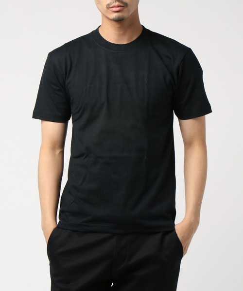 HANES（ヘインズ）の「Hanes/へインズ BEEFY/ビーフィー 無地 クルーネック 半袖Tシャツ/パックT（Tシャツ/カットソー・メンズ・ホワイト/ブラック/グレー/ネイビー・S/M/L/XL）」の9枚目の写真