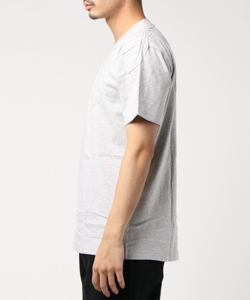 HANES（ヘインズ）の「Hanes/へインズ BEEFY/ビーフィー 無地 クルーネック 半袖Tシャツ/パックT（Tシャツ/カットソー・メンズ・ホワイト/ブラック/グレー/ネイビー・S/M/L/XL）」の6枚目の写真