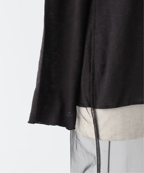 JOURNAL STANDARD relume(ジャーナルスタンダード レリューム)の「チュールレイヤードワンピース(ワンピース・レディース・ブラック/カーキ・FREE)」の10枚目の写真