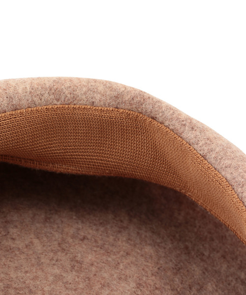ROPE' PICNIC(ロペピクニック)の「ビッグフェルトベレー帽(ハンチング/ベレー帽・レディース・ブラック/ベージュ系その他/ダークブラウン・FREE)」の8枚目の写真