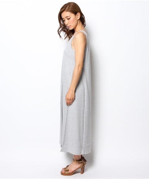 OUTLET（アウトレット）の「【Discoat】Coolmaxマキシワンピース（ワンピース・レディース・グレー/ピンク・FREE）」の4枚目の写真