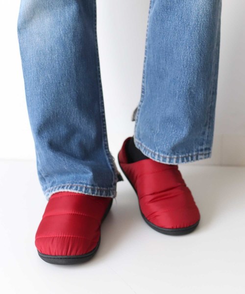 CANAL JEAN(キャナルジーン)の「Dieu(ディュウ) 中綿サンダル(ルームシューズ/スリッパ)」|レッド