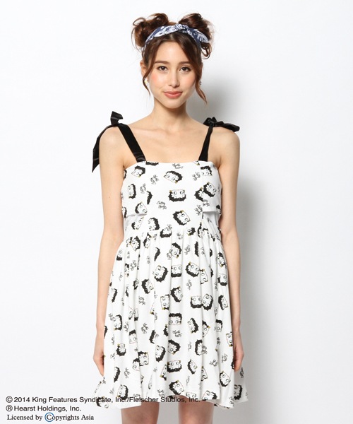 L.D.S.（エルディーエス）の「BETTY BOOP ワンピース（ワンピース・レディース・ホワイト系/ブラック系/レッド系・FREE）」の5枚目の写真