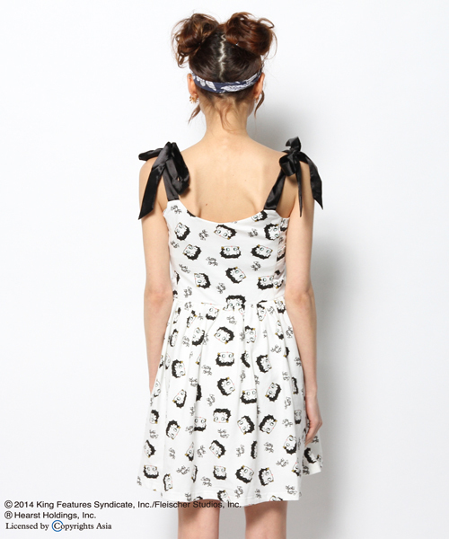 L.D.S.（エルディーエス）の「BETTY BOOP ワンピース（ワンピース・レディース・ホワイト系/ブラック系/レッド系・FREE）」の13枚目の写真