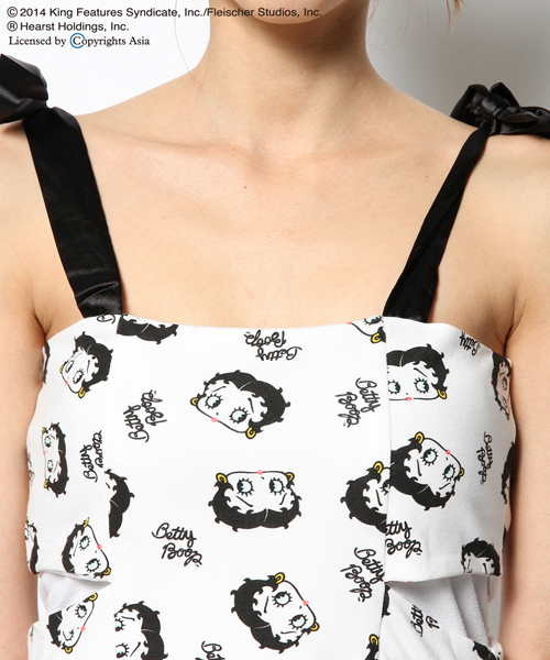 L.D.S.（エルディーエス）の「BETTY BOOP ワンピース（ワンピース・レディース・ホワイト系/ブラック系/レッド系・FREE）」の11枚目の写真