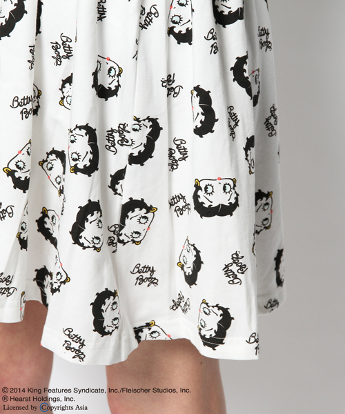 L.D.S.（エルディーエス）の「BETTY BOOP ワンピース（ワンピース・レディース・ホワイト系/ブラック系/レッド系・FREE）」の9枚目の写真