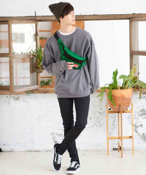 Manhattan Portage(マンハッタンポーテージ)の「Manhattan Portage/マンハッタンポーテージ WEST ボディバッグ/B1101 ウエストバッグ(ボディバッグ/ウエストポーチ・メンズ・ブラック/パープル/ネイビー/グレー/レッド/グリーン・FREE)」の19枚目の写真