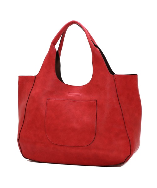 GUSCIO(グッシオ)の「【グッシオベーシック】3WAYトートバッグ×ショルダー ショルダーバッグ付(トートバッグ・レディース・ブラック/ネイビー/レッド/イエロー/オレンジ/アイボリー/ダークグレー/ラベンダー/ブラウン系その他/ベージュ系その他/グリーン系その他/ライトグリーン・FREE)」の13枚目の写真