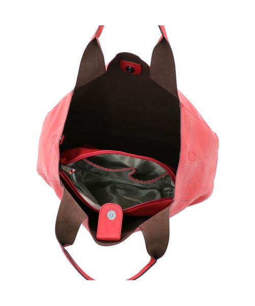 GUSCIO(グッシオ)の「【グッシオベーシック】3WAYトートバッグ×ショルダー ショルダーバッグ付(トートバッグ・レディース・ブラック/ネイビー/レッド/イエロー/オレンジ/アイボリー/ダークグレー/ラベンダー/ブラウン系その他/ベージュ系その他/グリーン系その他/ライトグリーン・FREE)」の17枚目の写真