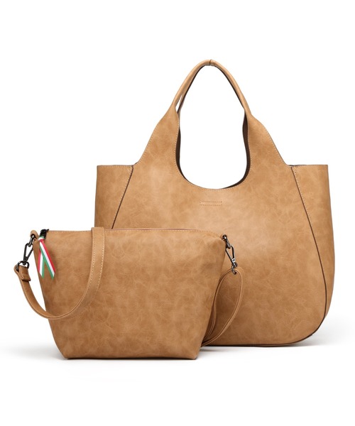 GUSCIO(グッシオ)の「【グッシオベーシック】3WAYトートバッグ×ショルダー ショルダーバッグ付(トートバッグ・レディース・ブラック/ネイビー/レッド/イエロー/オレンジ/アイボリー/ダークグレー/ラベンダー/ブラウン系その他/ベージュ系その他/グリーン系その他/ライトグリーン・FREE)」の20枚目の写真