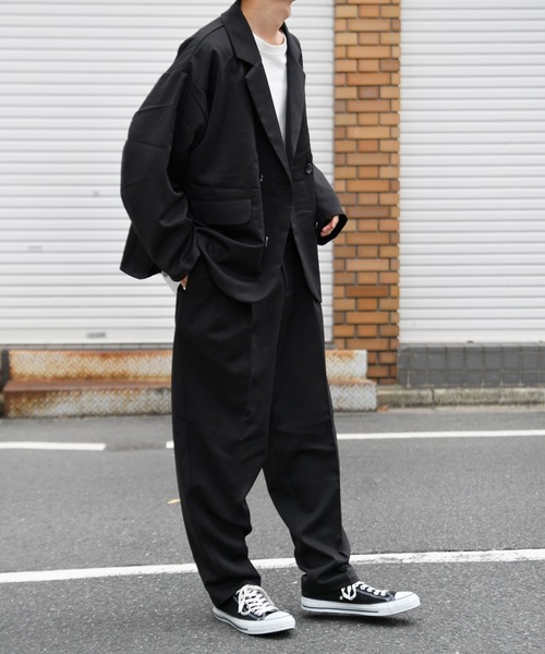 kutir(クティール)の「ワイドテーパードスラックスパンツ setup(その他パンツ・メンズ・ブラック/ベージュ/ベージュ系その他・SMALL/MEDIUM/LARGE)」の20枚目の写真