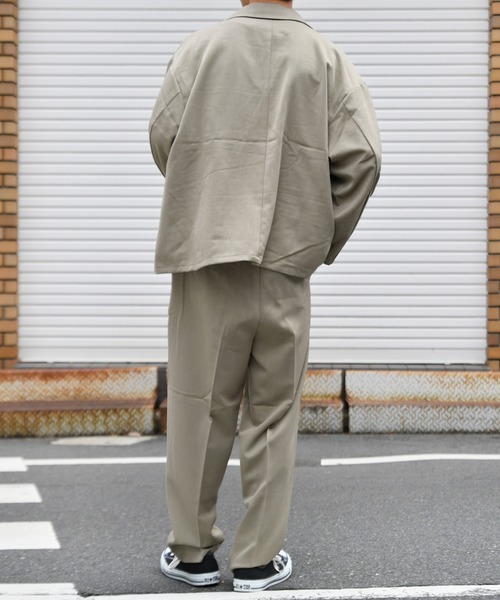 kutir(クティール)の「ワイドテーパードスラックスパンツ setup(その他パンツ・メンズ・ブラック/ベージュ/ベージュ系その他・SMALL/MEDIUM/LARGE)」の8枚目の写真