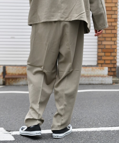 kutir(クティール)の「ワイドテーパードスラックスパンツ setup(その他パンツ・メンズ・ブラック/ベージュ/ベージュ系その他・SMALL/MEDIUM/LARGE)」の5枚目の写真