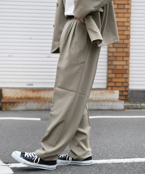 kutir(クティール)の「ワイドテーパードスラックスパンツ setup(その他パンツ・メンズ・ブラック/ベージュ/ベージュ系その他・SMALL/MEDIUM/LARGE)」の16枚目の写真