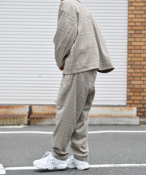 kutir(クティール)の「ワイドテーパードスラックスパンツ setup(その他パンツ・メンズ・ブラック/ベージュ/ベージュ系その他・SMALL/MEDIUM/LARGE)」の9枚目の写真