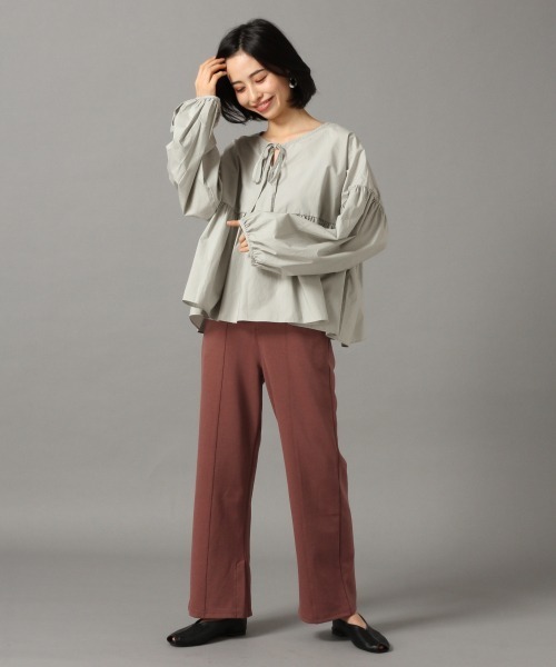 LOWRYS FARM（ローリーズファーム）の「ポンチスラックスパンツ　865747（その他パンツ・レディース・ブラウン/グレー/ブラウン系その他・MEDIUM/LARGE）」の10枚目の写真