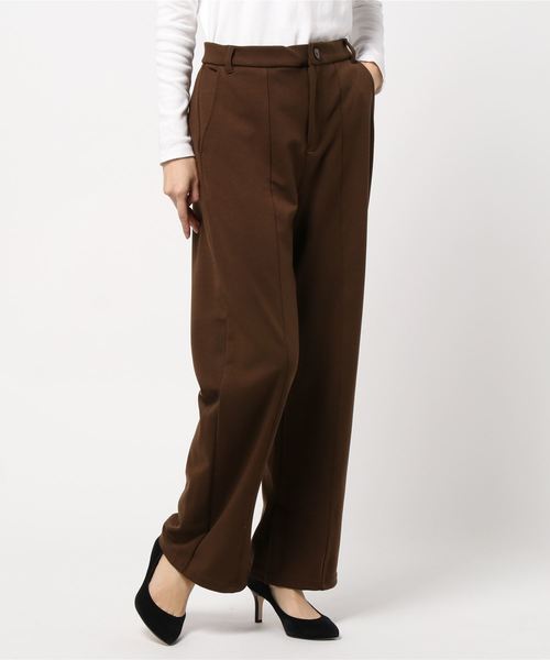 LOWRYS FARM（ローリーズファーム）の「ポンチスラックスパンツ　865747（その他パンツ・レディース・ブラウン/グレー/ブラウン系その他・MEDIUM/LARGE）」の16枚目の写真