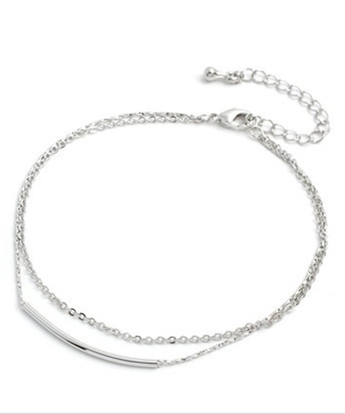 Ree&Mee（リーアンドミー）の「Ree＆Mee アンクレット チェーンアクセ シンプル デザイン アジャスター調節付き（アンクレット・レディース・B/A/D/C/F/E・FREE）」の20枚目の写真